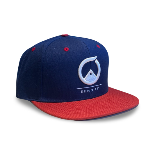 Glory Snapback - Red/Navy w. White