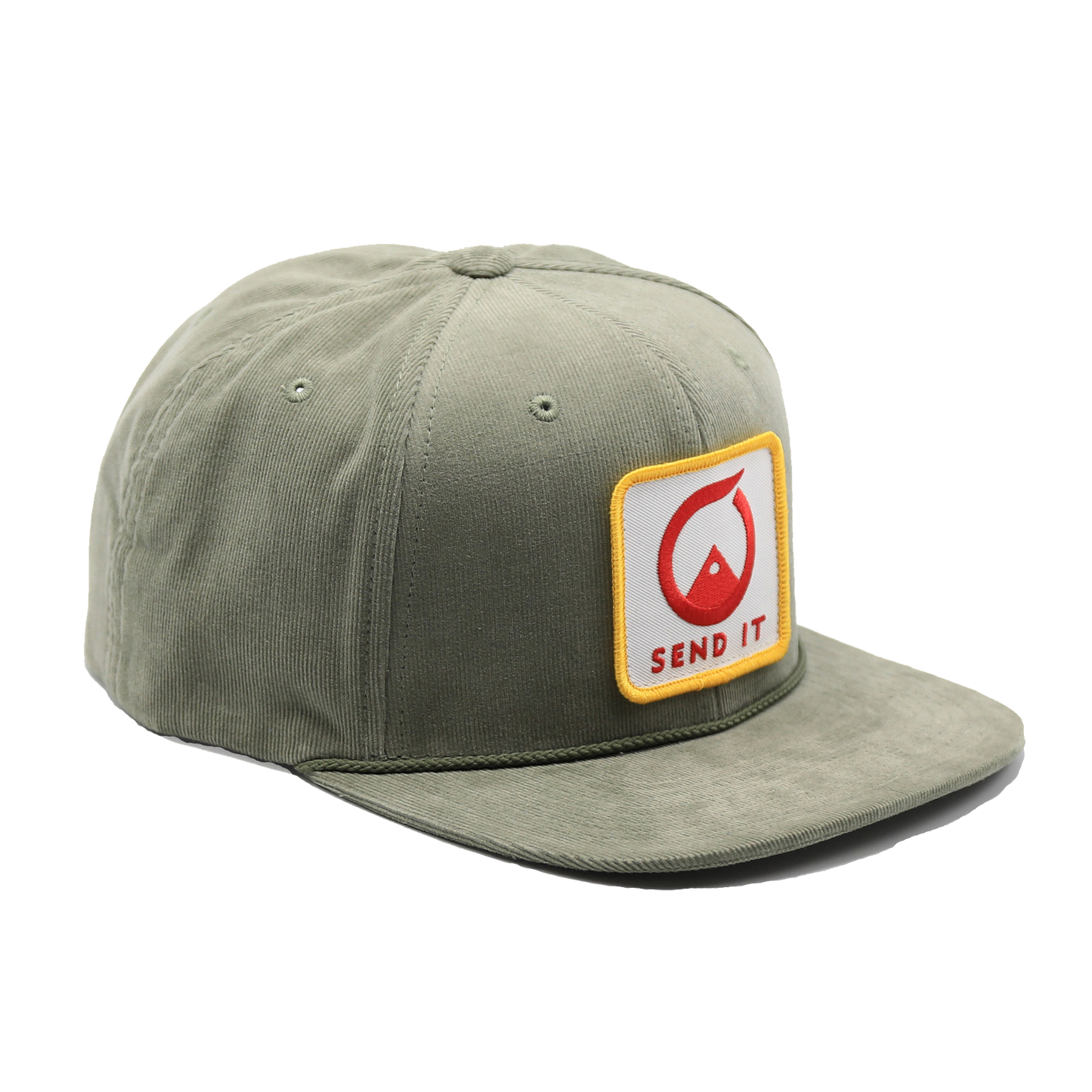 Bolinas Corduroy Snapback - Olive