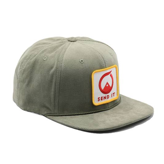 Bolinas Corduroy Snapback - Olive