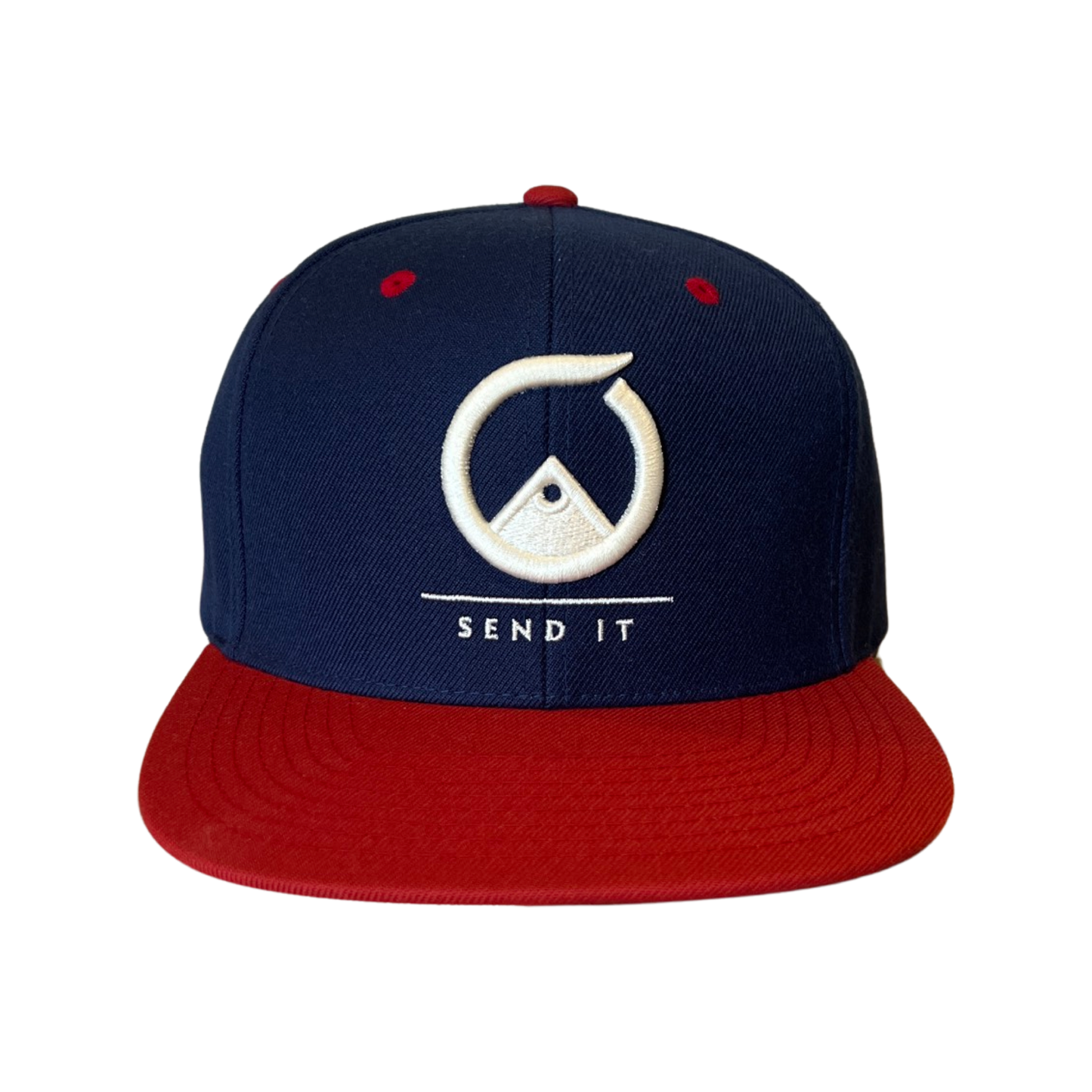 Glory Snapback - Red/Navy w. White