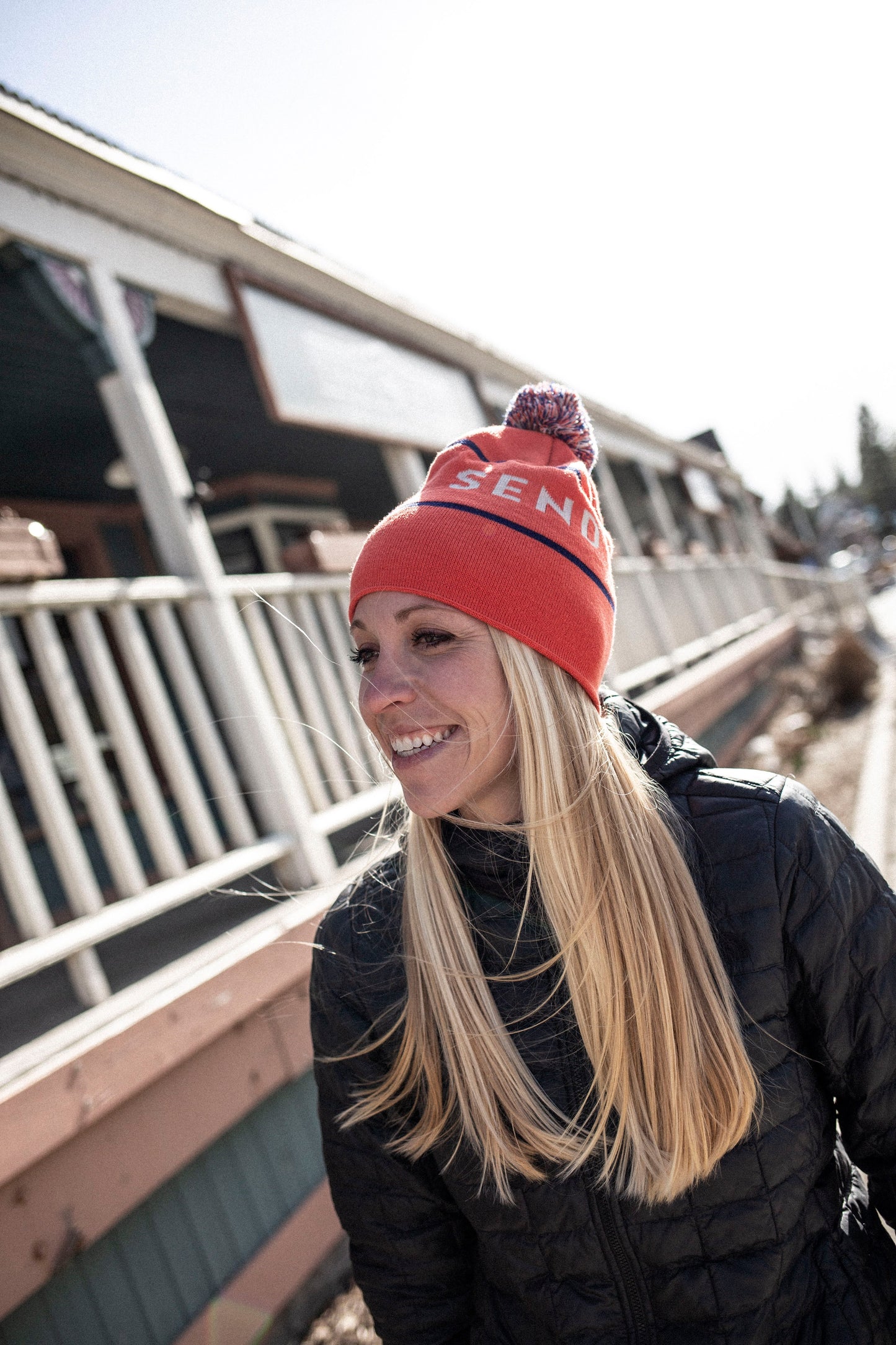 KT Pom Beanie - Red