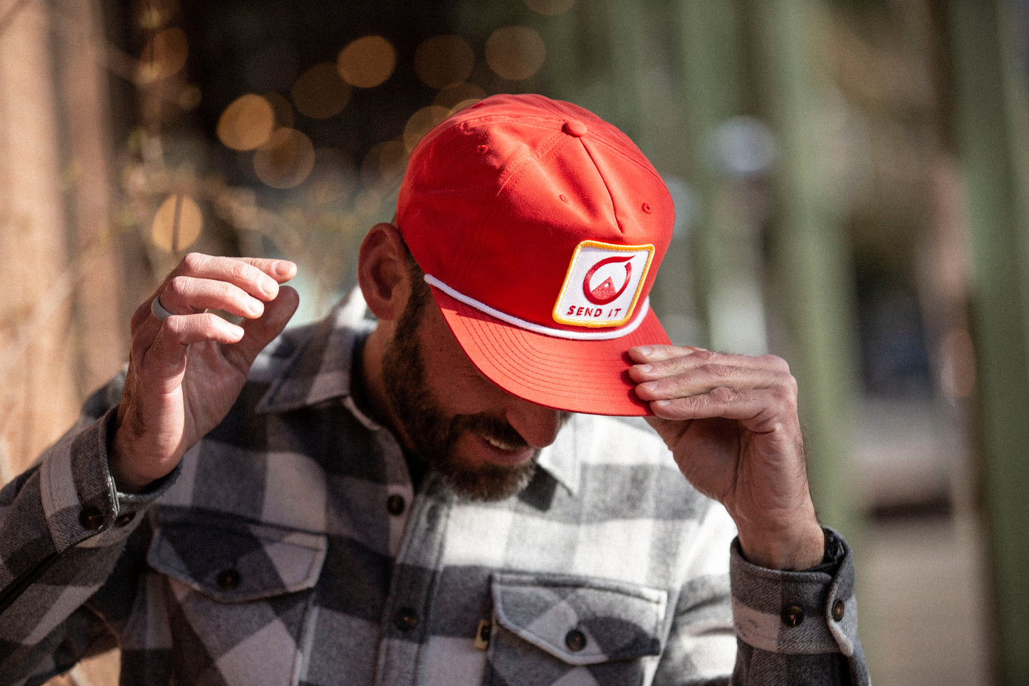 Tam Nylon Hat - Red